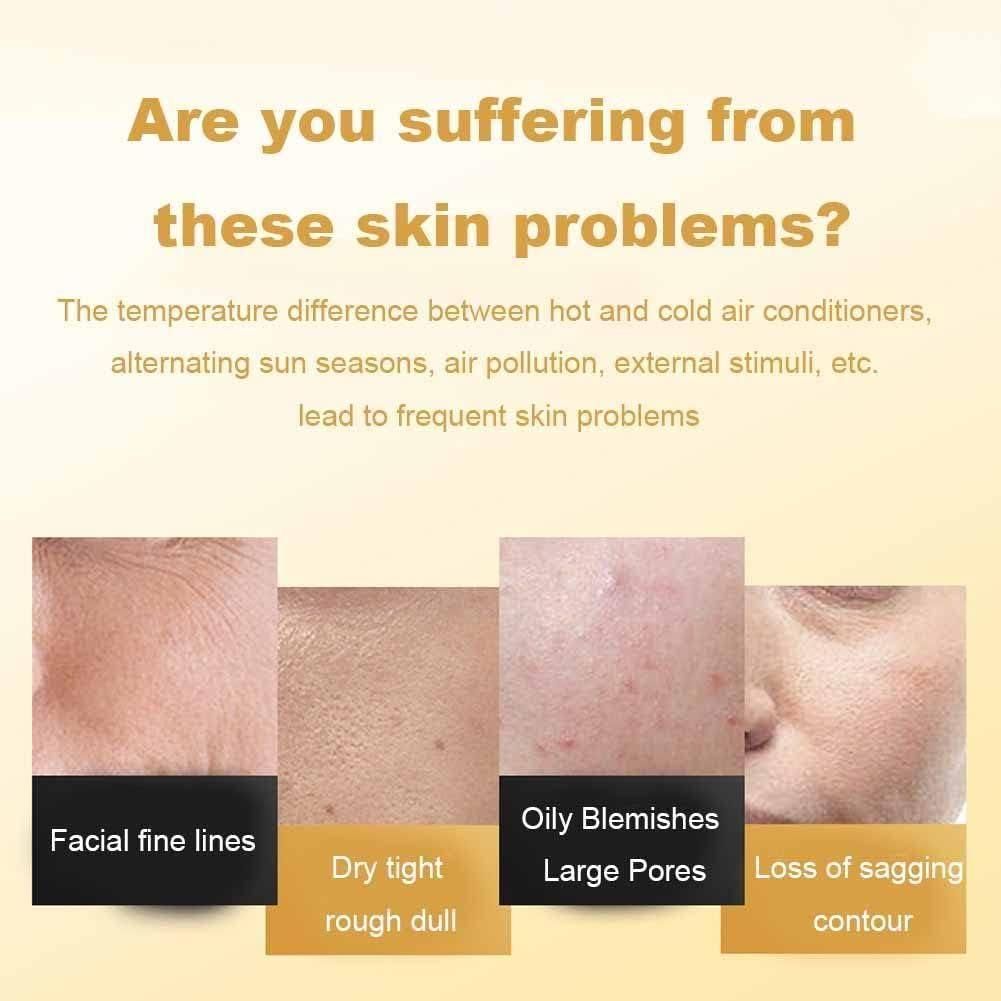 SheGlow 24K Radiance Gold Peel-Off Mask | Instant Glow & Anti-Wrinkle | Pack of 2 (200g)